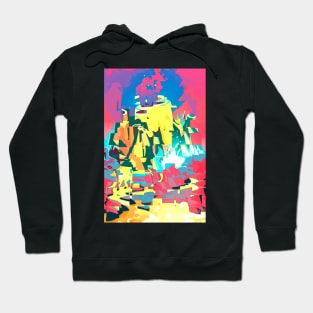 Abstract Lava Hoodie